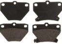 Pastillas de freno trasera QS TOYOTA Corolla importado  (2004-2008) WAGNER