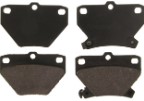 Pastillas de freno trasera QS TOYOTA Corolla importado  (2004-2008) WAGNER